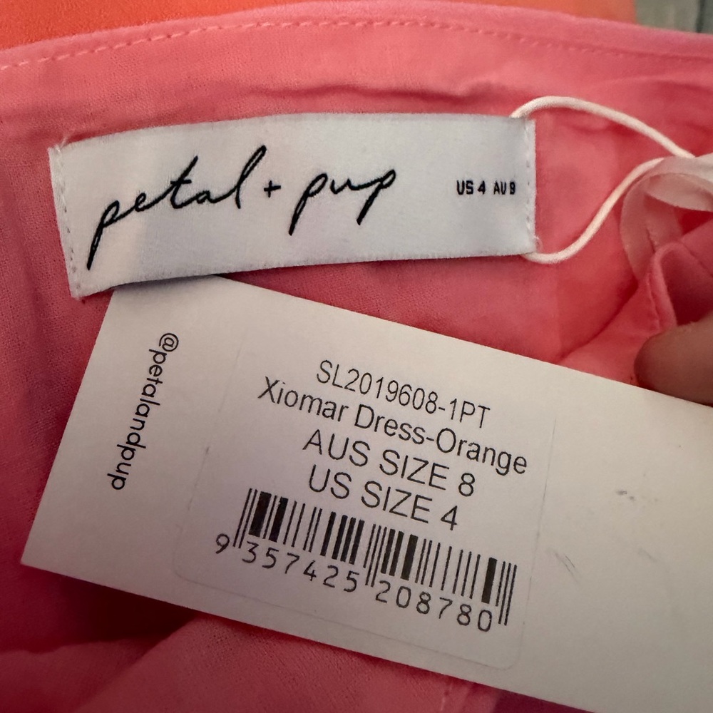 NWT Petal & Pup Xiomar Dress - Orange - Picture 2 of 2